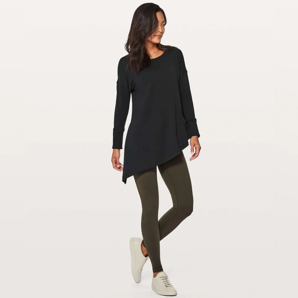 Lululemon To The‎ Point Long Sleeve Black Size 4